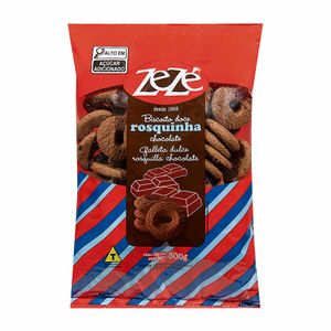 Biscoito Rosquinhas Chocolate Zezé 300g