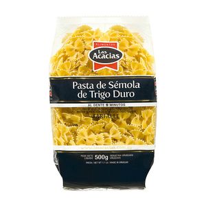 Massa Grano Duro Sêmola Farfalle Las Acacias 500g