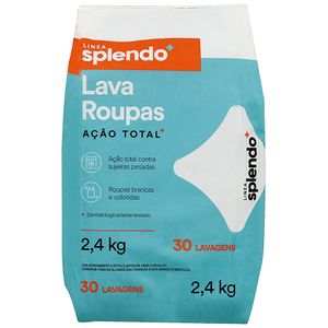 Lava-roupas em Pó Splendo Ação Total 2,4kg