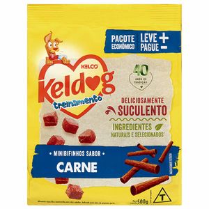 Bifinho para Cães Keldog Kelco sabor Carne 500g