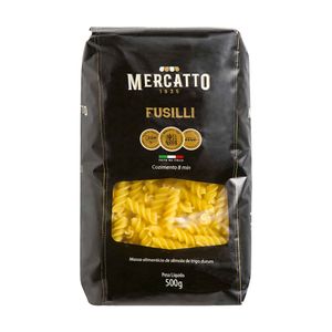 Massa de Sêmola Fusilli Mercatto 500g