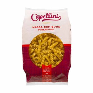 Massa de Sêmola com Ovos Parafuso Capellini 500g