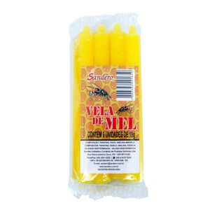 Vela de Mel Sandero 18g 8 unidades