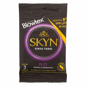 Preservativo Blowtex Skyn Sinta Tudo Elite 3 unidades