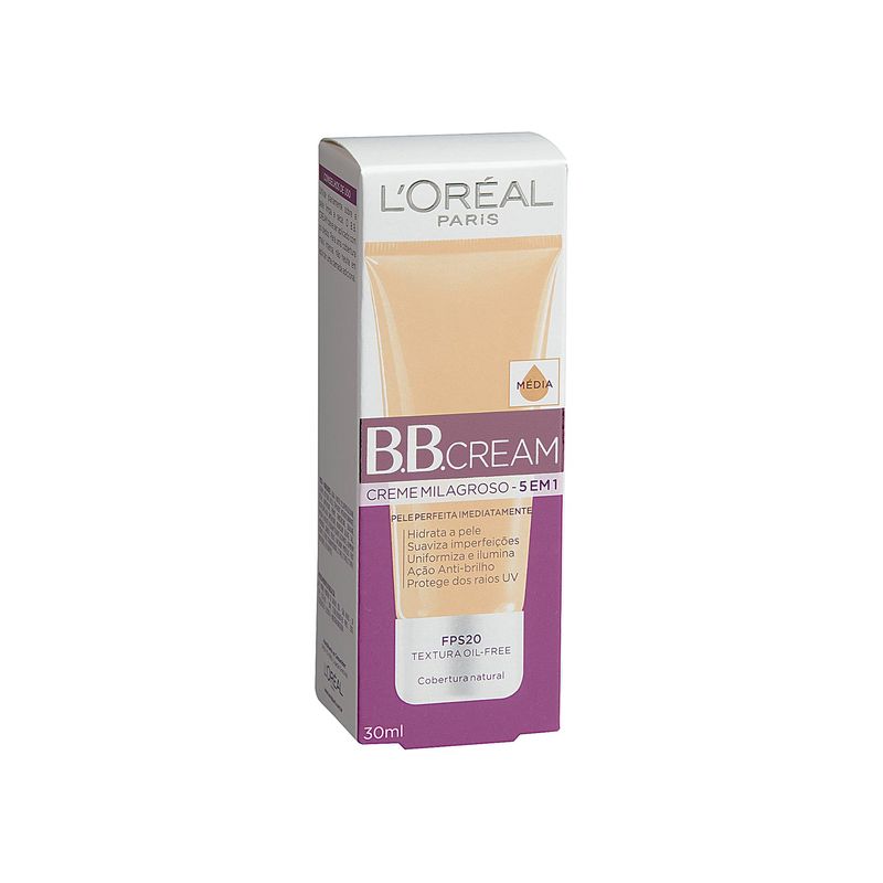 Creme-Base-B.B.-Cream-L-Oreal-Tom-Medio-30ml-Zaffari-01