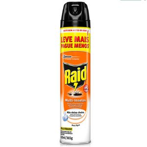 Multi-inseticida Aerossol Raid sem Cheiro 420ml