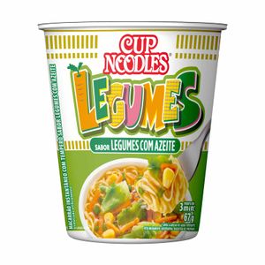 Macarrão Instantâneo Legumes com Azeite Cup Noodles Nissin 67g