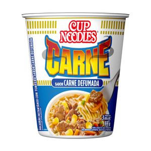 Macarrão Instantâneo Carne Defumada Cup Noodles Nissin 69g