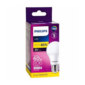 Lâmpada LED 9W 806 Lumens Amarela Philips