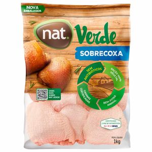 Sobrecoxa de Frango Congelada Nat Verde 1kg