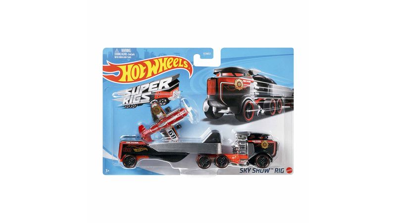 Caminhao Hot Wheels Super Rigs Sky Show Rig Mattel Zaffari Bourbon