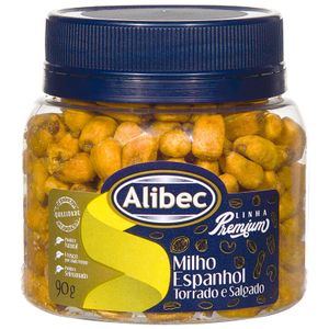 Milho Espanhol Torrado e Salgado Alibec 90g