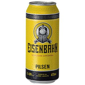 Cerveja Eisenbahn Pilsen Puro Malte Lata 473ml