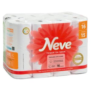 Papel Higiênico Folha Dupla Neve 16 Rolos 30m