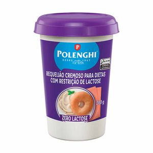 Requeijão Cremoso Zero Lactose Polengui 200g