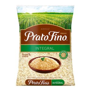 Arroz Integral Parboilizado Prato Fino 1kg