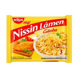 Macarrão Instantâneo Galinha Nissin Lámen 85g