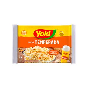 Pipoca para Micro-ondas Temperada Toque do Chef Yoki 100g