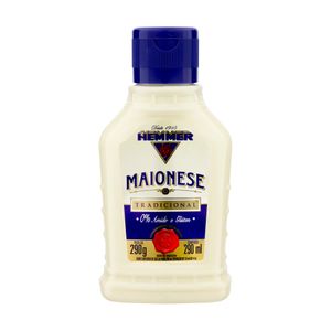 Maionese Tradicional 0% Amido e sem Glúten Hemmer 290g