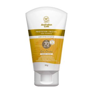 Protetor Solar Facial Anti Poluição Australian Gold FPS 70 50g