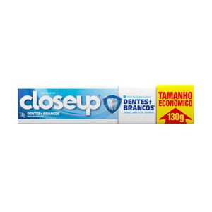 Creme Dental Closeup Dentes + Brancos Menta 130g