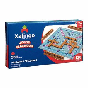 Jogo Palavras Cruzadas Xalingo 120 peças