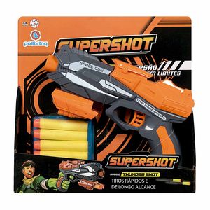 Lança Dardos Supershot Thunder Shot Polibrinq 5 peças