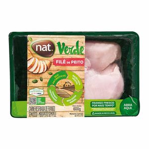 Filé de Peito de Frango Resfriado Nat Verde 600g