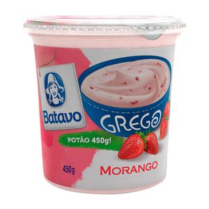 Iogurte de Morango Grego Batavo 450g