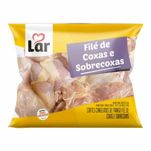 Filé de Coxa e Sobrecoxa de Frango Congelado Lar