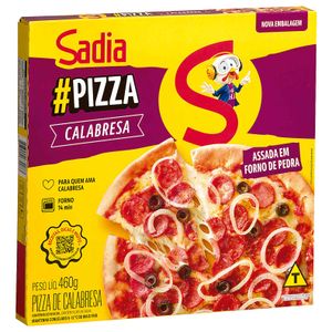 Pizza de Calabresa Congelada Sadia 460g