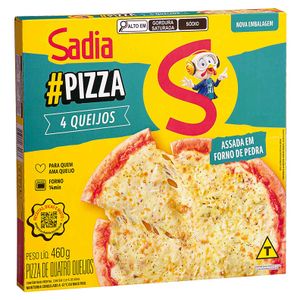 Pizza de 4 Queijos Congelada Sadia 460g