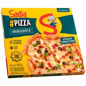 Pizza Marguerita Congelada Sadia 460g