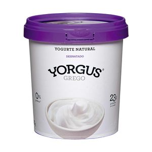 Iogurte Grego Desnatado 0% Gordura Yorgus 500g