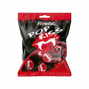 Pirulito Pop Kiss Vamp Morango Florestal 120g