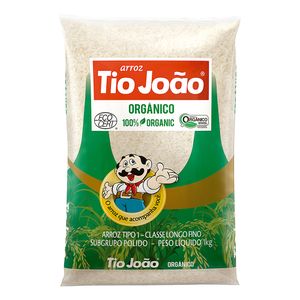 Arroz Branco Orgânico Tio João 1kg