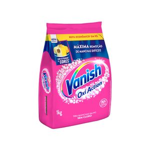 Alvejante em Pó Vanish Oxi Action Roupas Coloridas Sachê 1kg