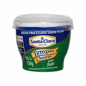 Queijo Processado Santa Clara Temper Cheese Pesto 150g