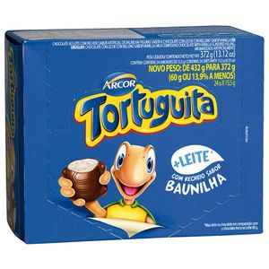 Bombons Arcor Tortuguita Baunilha 372g