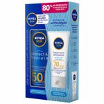 Conjunto-Protetor-Solar-Nivea-Sun-FPS50-Protect---Hidrata-200ml---Protetor-Solar-Facial-Toque-Seco-Antissinais-FPS70-Nivea-Sun-40ml-Zaffari-00