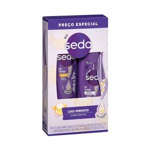 Conjunto Shampoo 300ml + Condicionador 190ml Seda Liso Perfeito