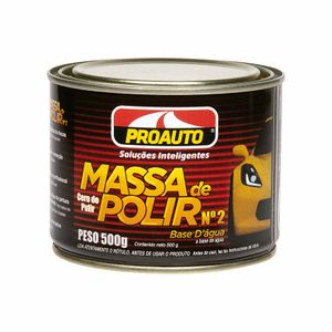 Massa de Polir N°2 a Base D'água Proauto 500g