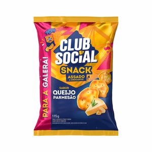 Snack Club Social Assado e Crocante Queijo Parmesão 115g