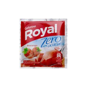 Gelatina de Morango Zero Açúcar Royal 12g