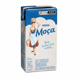 Leite Condensado Semidesnatado Moça Nestlé Caixa 395g