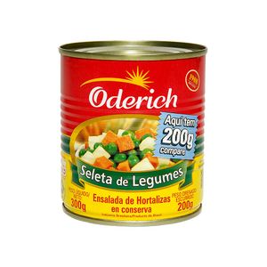 Seleta de Ervilha, Batata e Cenoura Oderich 200g