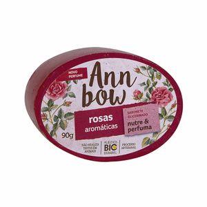 Sabonete Glicerinado em Barra Ann Bow Rosas Aromáticas 90g