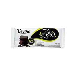 Chocolate Divine Zero 80% Cacau 100g