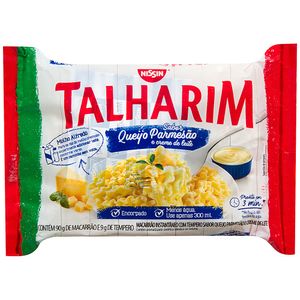 Macarrão Instantâneo Queijo Parmesão e Creme de Leite Talharim Nissin 99g