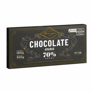 Chocolate Haenssgen Amargo 70% Cacau 320g